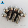 Slotted Head Set Screw DIN914Hex Socket Stainless Steel Set Screw Cone Point Manufactory